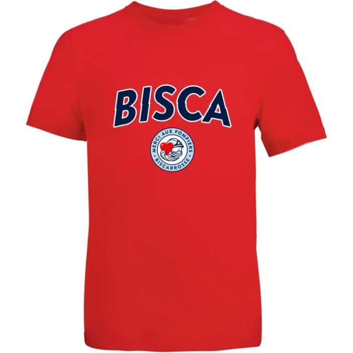 T-shirt Bisca Enfant - Rouge - 5-6 ans